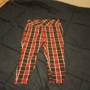 PLAID TORRID PANTS 1X